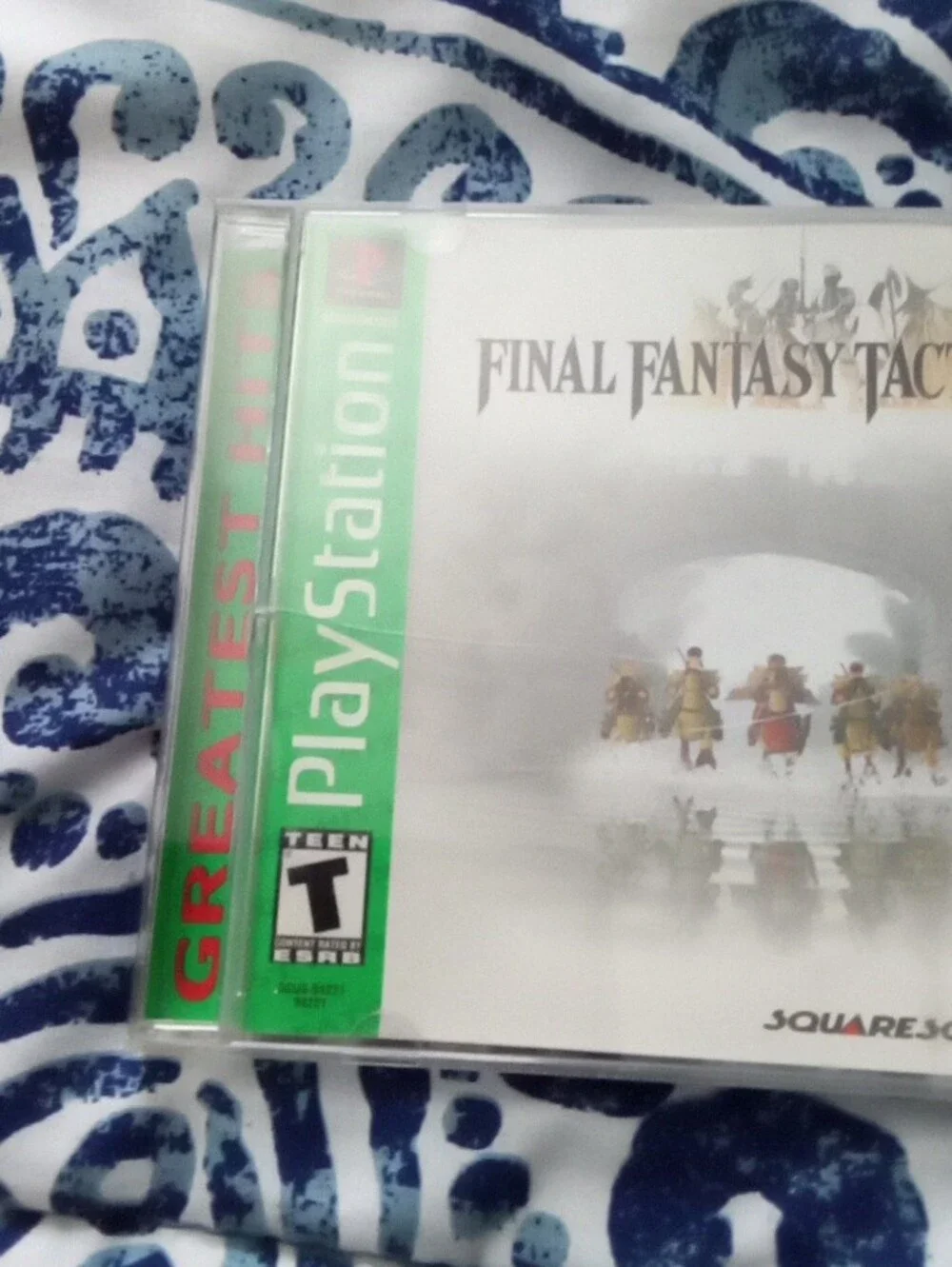 Sony Final Fantasy Tactics Disc - White and Black Artwork